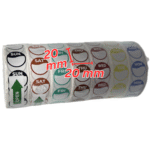 Day Dot Food Hygiene / Prioritisation Labels Set of 7 Rolls x 1000