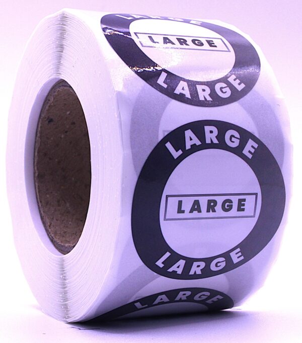 Large Labels – Round 40mm Stickers, Roll of 500