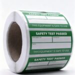 PAT Test Labels – 50mm x 24mm Stickers (Roll of 500)