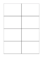 Poly Waterproof Blank Label Sheets A4 (A7 x 8 labels on a sheet, 100 x 5)